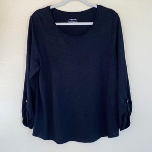 Chico’s Ultimate Tee Black Large